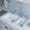 White, variant on ALFI brand AB3319UM-W White 34" Double Bowl Undermount Granite Composite Kitchen Sink
