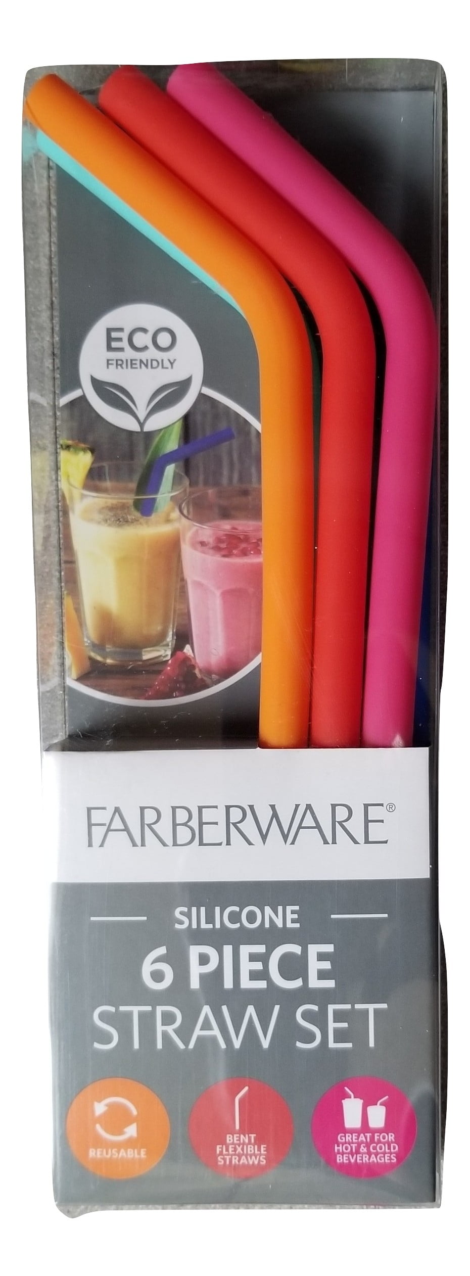 Best Brands Fw Silicone Straw Set