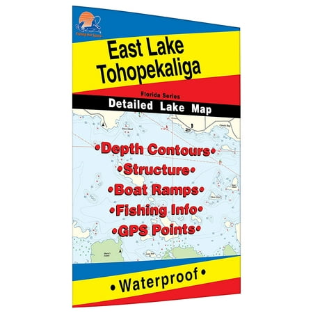 East Tohopekaliga Fishing Map, East Lake Tohopekaliga is part of the Kissimmee River chain of lakes. Trophy bass hide in the extensive growths of bulrush and.., By Fishing Hot