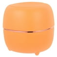 thumbnail image 5 of FRCOLOR Orange Plastic Desktop Trash Can with Clamshell Lid for Home Use Compact and 4.5 x 3.2 x 5.1 inches, 5 of 8