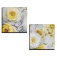 thumbnail image 2 of Gango Home Decor Poppy Flower and Bud Floral Wall Art ; Two Yellow 16x16in Hand-Stretched Canvases, 2 of 6