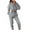 Gray womens 2 piece sets, variant on clear 50% off Usmixi Womens 2 Piece Outfits Womens Hoodies Tracksuit Sets Trendy Drawstring Cropped Hooded Sweatshirt and Jogger Sweatpant Sweatsuit Sets with Pocket Ladies Lounge Sets