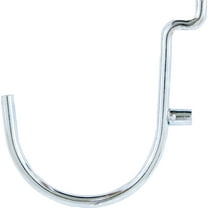 Crawford Zinc Plated Silver Steel 1.5 in. Peg Hooks 5 pk