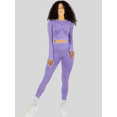 thumbnail image 2 of Set Deportivo Unitalla Mujer Gym Yoga o Casual Conjunto de Blusa y Leggins, 2 of 5