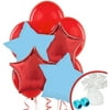 Red and Blue Party Supplies - Balloon Bouquet
