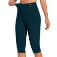 thumbnail image 2 of TRUBKH Leggings for Women Tummy Control Yoga Shorts Yoga Short Set Butt Scrunch Shorts Womens Biker Shorts Vitality Leggings for Women Soft Leggings Curve Leggings Green XL, 2 of 9