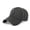 Gray, variant on Korean Sun Protection Hat, Casual Sports Hole Baseball Cap, Classic Retro Headwear Featuring Worn-In Look and Structured Crown Design.