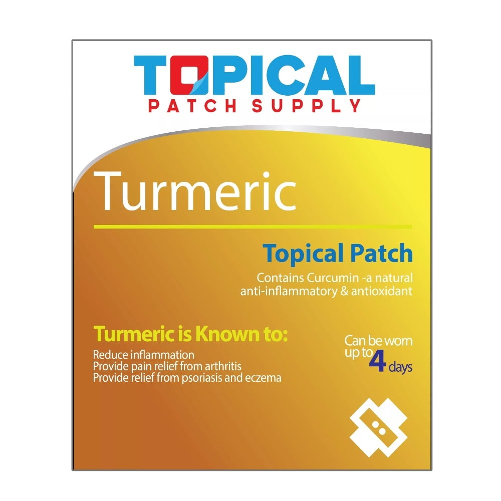 Turmeric Topical Patch Made with 100mg Pure Turmeric