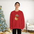 thumbnail image 5 of Chicken Women Crewneck Sweatshirts, Christmas Funny Chicken Sweatshirts, 5 of 5