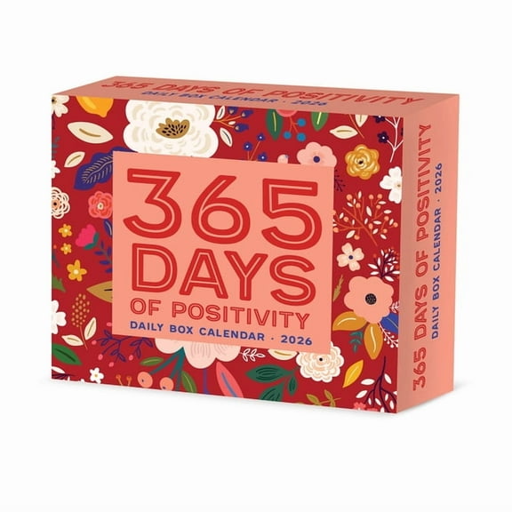 365 Days of Positivity 2026 Box Calendar, (Paperback)