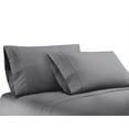 thumbnail image 2 of Greek Key Ultra Soft 1800 Series Egyptian Comfort 4 Piece Sheet Set (Full, Gray), 2 of 3