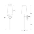 thumbnail image 2 of Regina Andrew 15-1152 Toni 32" Tall Wall Sconce - Brass, 2 of 4