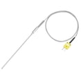 thumbnail image 1 of Termopar Tipo K con Enchufe, Sonda de Sensor de Temperatura para Medidor, de -50 A 1100 °C, Cable de 3,3 Pies, 3,2 X 150 mm, 1 of 5