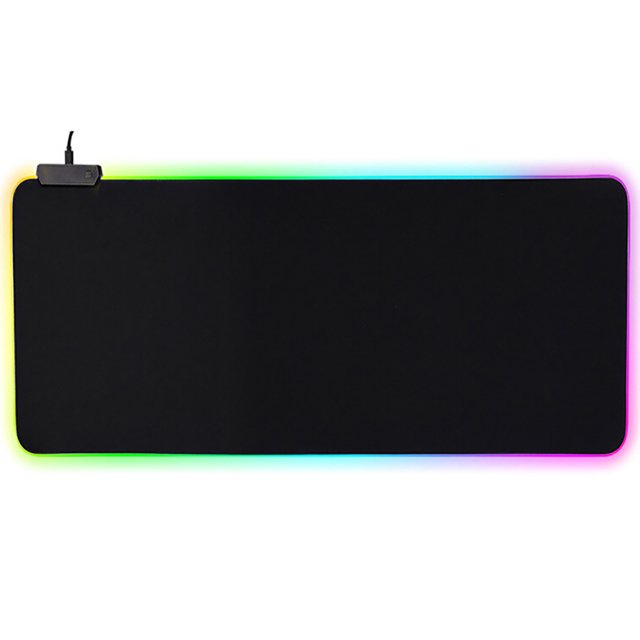 Coofit Gaming Mouse Pad Lighting: Large Nonslip Keyboard Mouse Mat Computer Mousepad