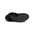 thumbnail image 6 of BLISSFUL STEP Women's Ankle Boots Faux Suede Round Toe Block Heel Side Zipper Dress Boots Black 7.5, 6 of 8