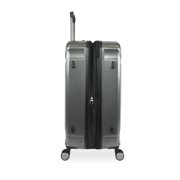 حقيبة سفر Brookstone Keane 29 Hardside Large Checked Expender Spinner للسفر، باللون الفحمي