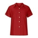 thumbnail image 5 of Pntutb, tops para mujer, camisa con botones sólidos a la moda, camiseta holgada con cuello en V para mujer, blusa, tops Pntutb Pntutb-6839, 5 of 8