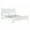 White, variant on ACME Gaines Metal Legs Eastern King Bed in White High Gloss