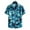 Dark Blue, variant on ALLLIST Short Sleeve Shirts for Men Collared Casual Big And Tall Button Down Shirts Floral Blue Mens Clothes