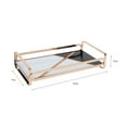 thumbnail image 3 of Home Details Color Block Steel Vanity Tray in Gold, 3 of 5