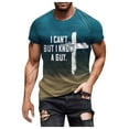 thumbnail image 4 of YDLCAFD T-Shirt à Manches Courtes Décontracté pour Hommes, 4 of 6