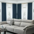 thumbnail image 4 of Warm Gold Double Corner Window Curtain Rods with Aluminum End Cap Finials and Brackets,1 Inch Diameter Dual Bay Window Curtain Rods, Adjustable 2 Sided 36-72 Inch Double Drapery Rod, 4 of 12