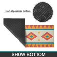 thumbnail image 6 of Colorful Geometric Striped Pattern Kitchen Rugs Sets Of 2,Anti Fatigue Kitchen Mat Rugs Non Slip Washable,Decorative Kitchen Floor Mats for Kitchen,Sink,Laundry,17"x30"+17"x47", 6 of 7