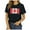 Black, variant on TSADFHJI Sweat Shirts Women Plus Size Womens Canada Day Shirts Canada Flag Graphic Tshirt Canadian Maple Leaf Short Sleeve Patriotic Tee Tops M Blue