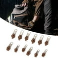 thumbnail image 4 of Zipper, 12Pcs Universal Zipper Head Repair Kit for DIY Jackets Jeans Trousers Coats Wallets, 4 of 8