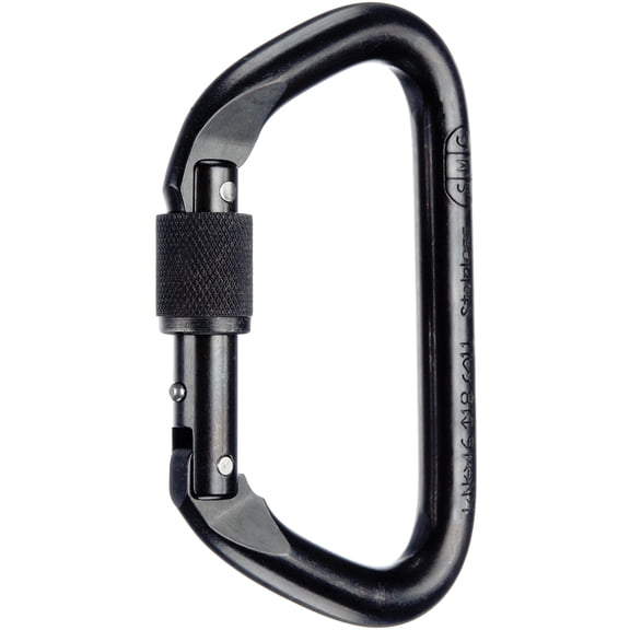 Smc Large Steel Carabiners Large Ss Sg Black