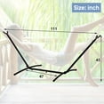 thumbnail image 3 of NiamVelo Heavy Duty Hammock Stand Portable Steel Stand with Space Saving Carrying Bag (No Hammock), 3 of 7