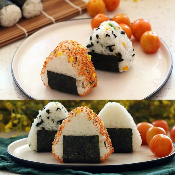 2 pièces Accessoires de cuisine sushi moule triangle moule sushi machine moule  sushi outil onigiri boule de riz bento machine moule