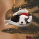 thumbnail image 4 of Colgante Navideo De Perro, Adorno Para El Rbol, Cristal Artesanal, Diseo Elegante, Ideal Para Decoracin Navidea, Regalo, Adorno Para El Hogar O La Oficina, Acabado Brillante, Adorno, Ukhbmc, 4 of 8