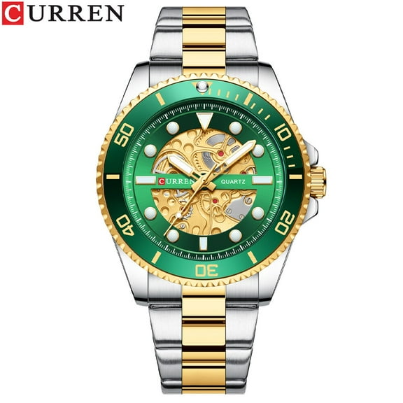 Top Brand Watch Men Luxury CURREN Quartz Watches Stainless Steel Quartz Movement Wristwatch Fashion Dress Men's Hour Waterproof