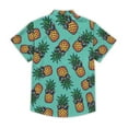 thumbnail image 5 of LIIPEE Summer Fashion Graphic Shirt For Men Short Sleeve Turn Down Collar Button Up Shirts Male Comfortable Breathable Beach Tops,S, 5 of 6