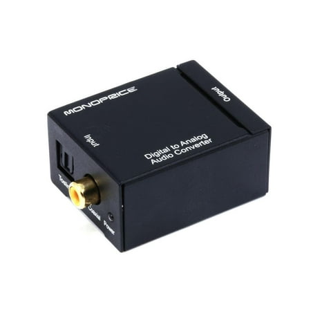 UPC: 0844660068846 | Monoprice Digital Coax & Optical Toslink to R/L Stereo Audio Converter