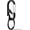 Black(1-pack), variant on Self-Locking Metal Gate Clip Key Chain, Titanium Carabiner Keychain Clip, Anti-Lost Key Ring Holder Bottle Opener for Men Women