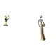 thumbnail image 1 of Estatua De Rana Camarera, Escultura Animal, Figura Decorativa Creativa, Adorno De Mesa Para Chimenea, Entrada, Estante, Regalo De Cumpleaños, Escultura Africana, Adorno De Mesa, Estatua De, 1 of 8