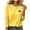 d2483_Yellow, variant on Zormilly Long Sleeve Shirts for Women Striped Crew Neck Casual Plus Size Blouses Heart Printed Fashion Loose Fall Outfits, S-5XL