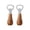 Silver, variant on LHNFT 2 Pack Wooden Bottle Opener Walnut Handle Beer Opener Beverage Bottle Opener Opener with Wooden Handle for Beer Lovers for Home Kitchen Bar Restaurant
