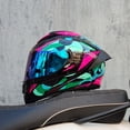 thumbnail image 4 of Casco de motocicleta de carreras de doble lente de seguridad profesional, casco integral para cross country, casco de moto aprobado por DOT, 4 of 5