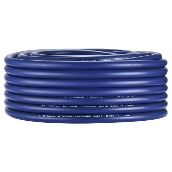 KFFKFF 3/8 in Self-Sinking Aeration Hose, 100 Ft Weighted Tubing for Pond Aerators, Durable Rubber Airline for Lakes, Water Gardens, and Diffusers