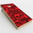 thumbnail image 2 of It's A Skin Plateau de Jeu en Forme de Trou de Maïs, Vinyle, Red Punk Skulls Liberty Spikes, 2 of 4