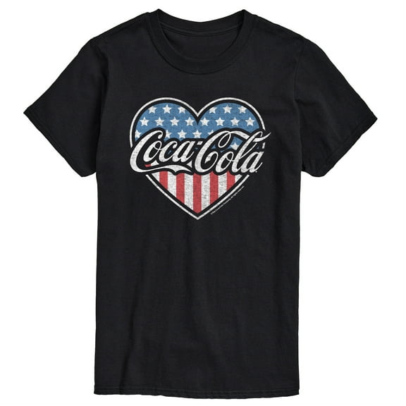 Coca-Cola - USA Heart - Men's Short Sleeve Graphic T-Shirt