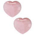 thumbnail image 1 of 2Pcs Natural Crystal Pendants DIY Jewelry Making Supplies Heart-shaped for Festival Gift Crafting, 1 of 4
