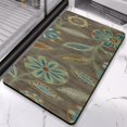 thumbnail image 2 of Charming Distressed Indoor Carpet 20x32 inches - Machine Washable Floral Bathroom and Kitchen Rug - Modern Dining Room Area Rug, 2 of 5