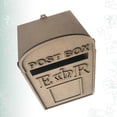 thumbnail image 4 of SHISUYAN 1PC DIY Wooden Wedding Greeting Box Mr. Mrs. Knot Wedding Box Wedding Case (with Lock), 4 of 9