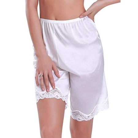 

Emmababy Women Classic Midi Pyjama Bottoms Summer Casual Soft Solid Lace Sleepwear