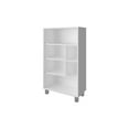 thumbnail image 2 of Fm Furniture Charco Bookcase in Melamine with Six  Shelves, White, 2 of 7
