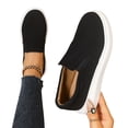 thumbnail image 4 of Willtoo Women's Canvas Slip On Shoes Laceless Low Top Sneakers Slip On Sneakers, 4 of 4